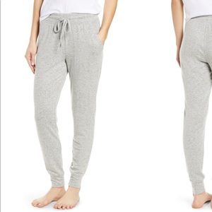 BP cozy grey hacci brushed plush jogger sweats L